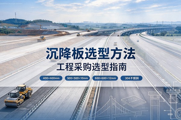 若羌沉降板选择方法