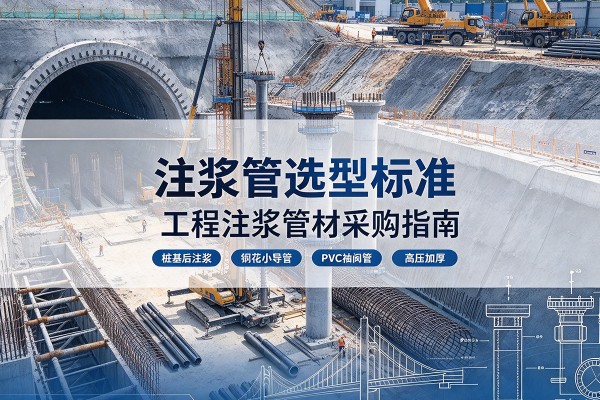 若羌注浆管选型标准