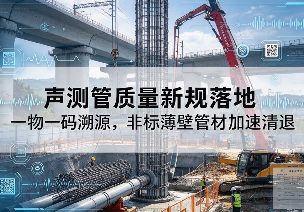 若羌声测管质量新规落地，一物一码溯源，非标薄壁管材加速清退