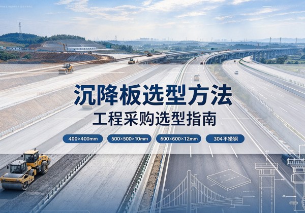 若羌沉降板选择方法
